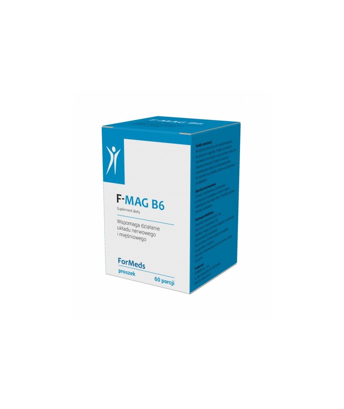 F - MAG B6 wspomaga działanie układu nerwowego i mięśniowego - 60 porcji