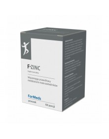 F - ZINC (CYNK) wspomaga prawidłowy metabolizm makroskładników - 60 porcji (48 g)