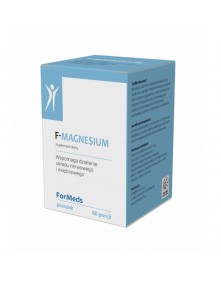 F-MAGNESIUM -wspomaga działanie układu nerwowego i mięśniowego - 60 porcji