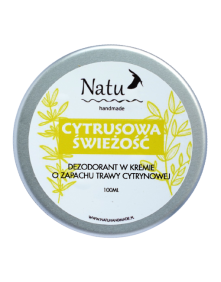 Dezodorant w kremie naturalny Cytrusowa Świeżość Natu Handmade 50 ml