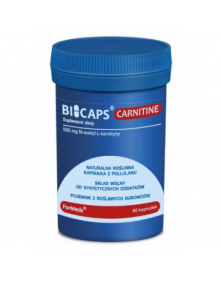 Suplement diety Carnitine N-acetyl L-karnityny Bicaps 60 kapsułek