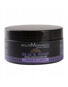 Czarne mydło marokańskie Savon Noir 7 ziół Beaute Marrakech 300 g