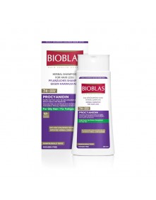 Ziołowy szampon na wypadanie przetłuszczających się włosów 360 ml Bioblas