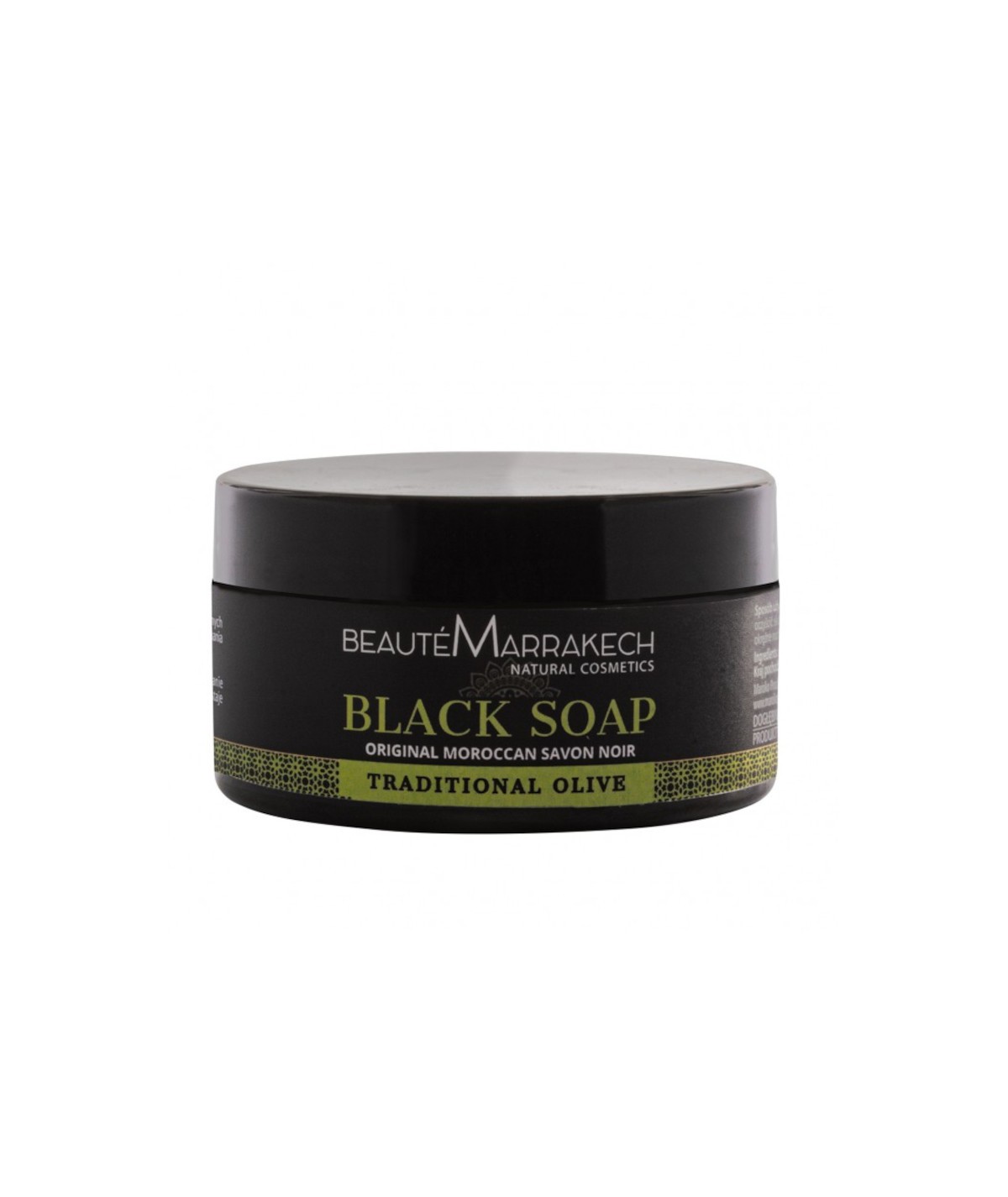 Czarne mydło naturalne savon noir 100 g | Beaute Marrakech